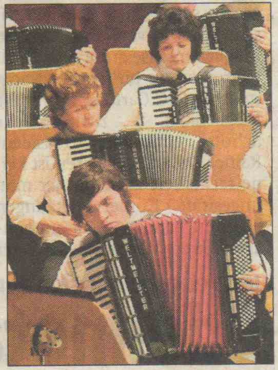 Landesakkordeonorchester Th&uuml;ringen musiziert